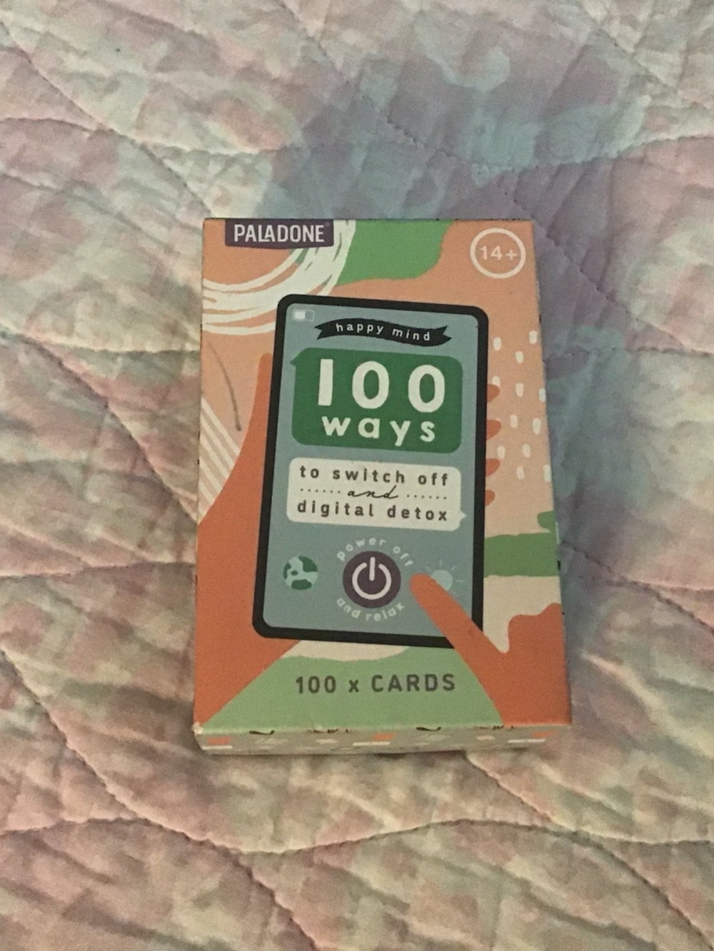 100 Ways to Switch Off & Digital Detox Box Card Set NWT Great Gift #Self Care
